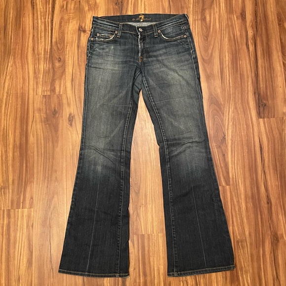 Seven 7 for All Mankind Size 27 Flare Jeans - Picture 3 of 5